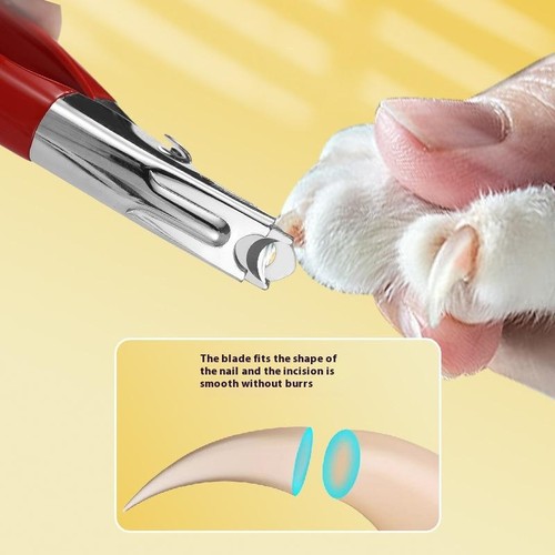 Stainless Steel Pet Nail Clippers Pet Grooming Tools Pet Dog Cat Nail Trimmer - Picture 5 of 18