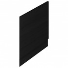 Hudson Reed Bath End Panel & Plinth Straight Bath Charcoal Black Finish 750mm