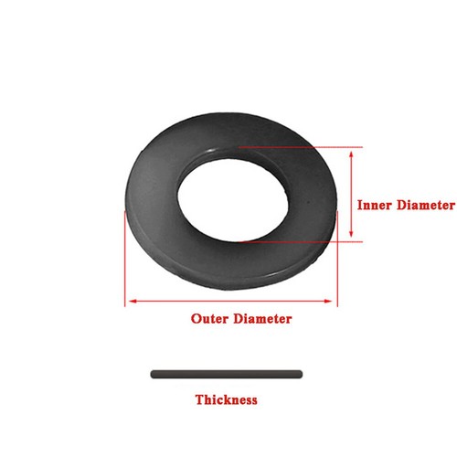 Nylon Flachscheiben Hahndichtung Dichtscheiben für Sanitär, Gewindebohrer, mechanische Reparatur - Bild 3 von 10