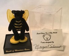 World Of Miniature Bears 663 BUZZ by Margaret Scheurich, Box, COA