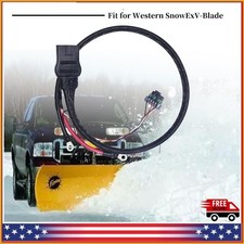 4 Pin Truck Plow Side Battery Cable Set for Western SnowEx Fisher Blizzard 42015