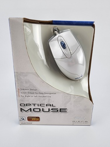 MI Optical Mouse Windows Vista Compatible PS2 Model PD430P B91