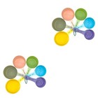  12 PCs Absolventen Backbecher Messen Sie schaufelnde farbenfrohe Löffel