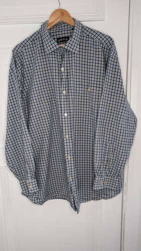 Orvis - kariertes Herrenhemd aus 100% Baumwolle mit Knopfleiste - Größe XXL 2XL