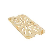 Cambro 40HPD150 1/4 Size Amber HPan™ High Heat Food Pan Drain Shelf