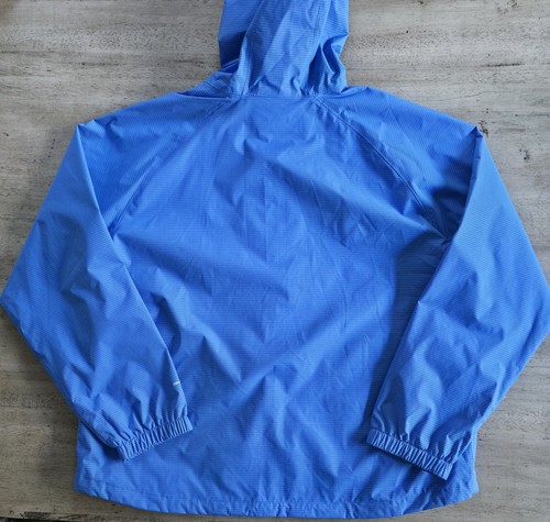 Men's The North Face Novelty Rain Hoodie Dryvent Print Jacket Sonic Blue Sz 2XL - Picture 8 of 10
