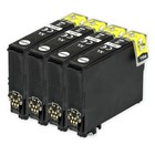 4 Noire Cartouches d'encre remplacer Epson T2991 (29XL) non-OEM / Compatible