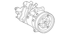 Genuine Volvo A/C Compressor 36050839