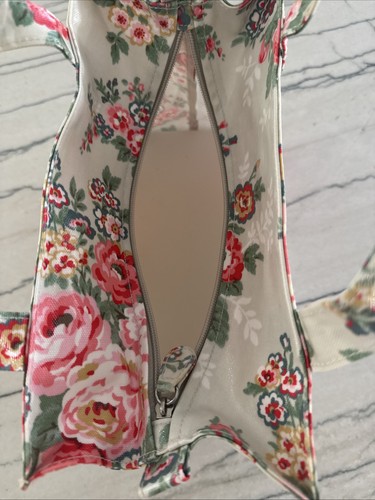 CATH KIDSTON LTD LONDON FLORAL ROSA ROT ROSEN BLUMEN GRIFF REISSVERSCHLUSS TASCHE PVC - Bild 9 von 12