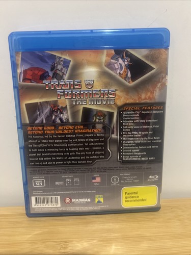 Transformers - The Animated Movie (Blu-ray, 1986) - Picture 2 of 3