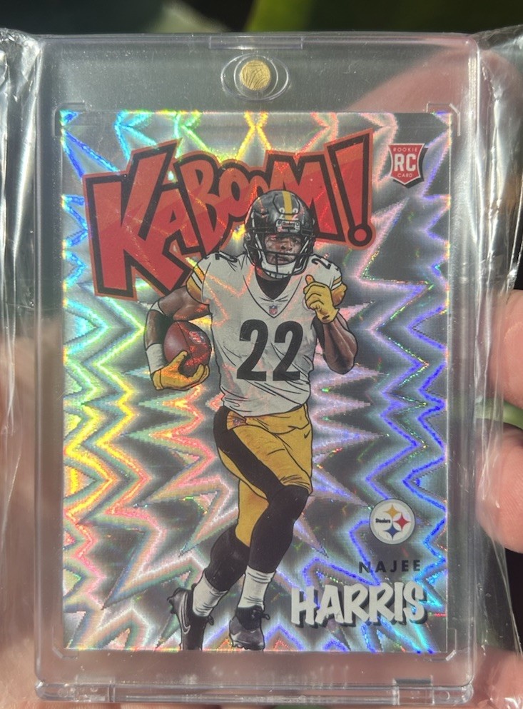 2021 Panini Absolute Vertical Kaboom! Najee Harris Rookie #K50 Case Hit SSP 💎 