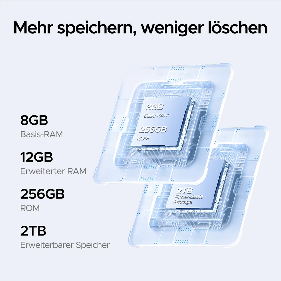 DOOGEE T35 11 Zoll 2,5K Tablet 20GB+256GB TF/2TB Android14 8580mAh Tablet PC - Bild 4 von 4