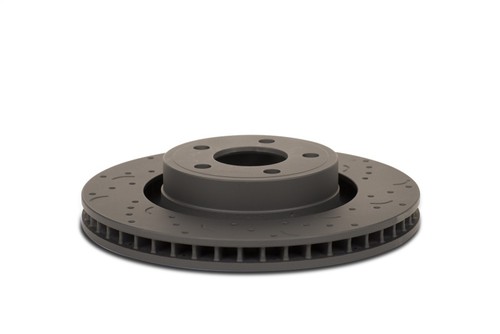 Hawk Performance Cross Drilled and Slotted Brake Rotor Kit with HPS 5.0 Pads for - Picture 4 of 4
