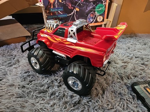 Vintage Radio Shack Hot Machine II 4x4 Truck Dodge Tested & Working Nikko Tyco - Picture 12 of 17