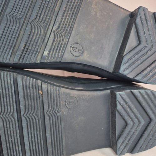 Hunter Target Regenstiefel Damengröße 6 Colab Knöchel marineblau rot wasserdicht Neopren - Bild 14 von 15