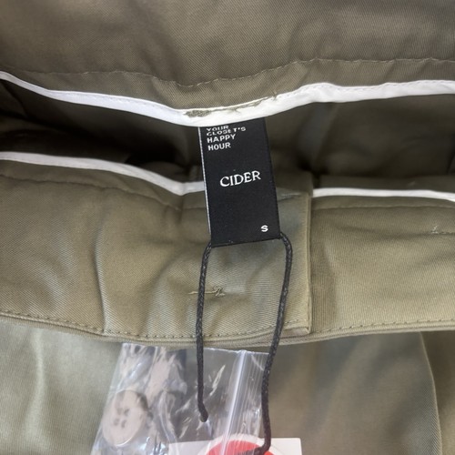 NWT Cider Women Size Small Olive Green Trouser Barrel Pant - Picture 6 of 8