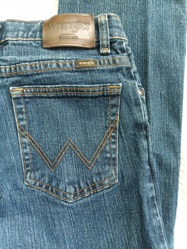 Wrangler Boys Size 16 Regular Zip Up Flve Pocket Bootcut Jeans - Picture 4 of 10