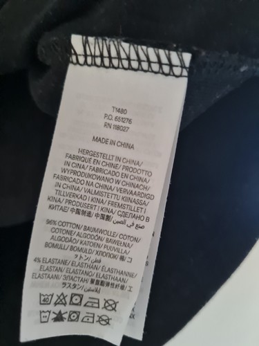 BODEN Essential U-Boot-Ausschnitt TOP Kurzarm schwarz T1480 Größe UK 10 Preloved A5 - Bild 3 von 3