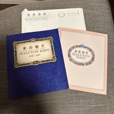 Halcyon Days product catalogs or brochures from the 1996-1997 period