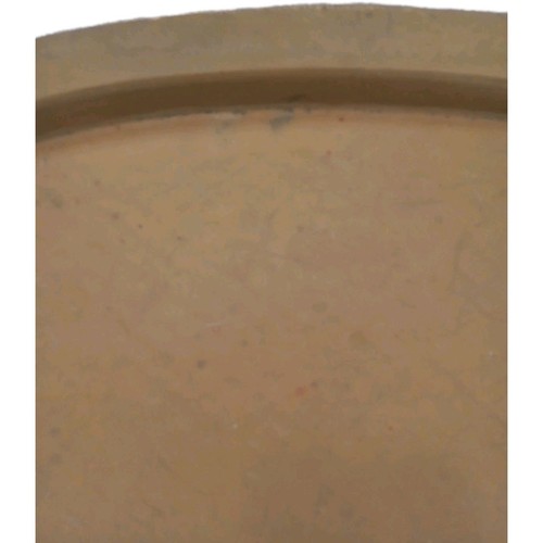 Riesiges antikes russisches 22" Kupfer Serviertablett oval gehämmert Messinggriffe Patina - Bild 8 von 24