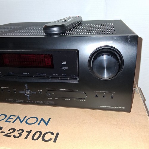 Denon Home Theater AV System AVR-2311CI Receiver Surround Sound For TV W/Box - Picture 5 of 13