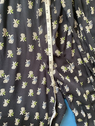 Woman’s Ladies Sleeveless Wide Leg 3/4 Length Jumpsuit Size 16 Weird Fish - Foto 9 di 19