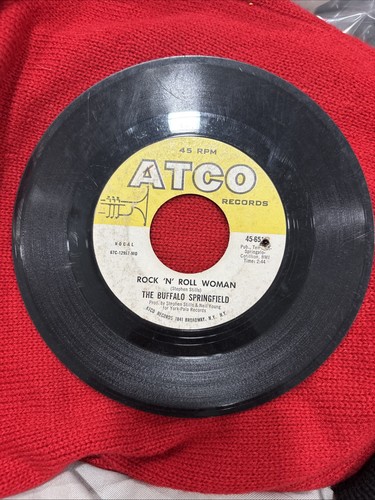 The Buffalo Springfield ~ For What It's Worth/ Rock N' Roll Woman ~45 RPM Record - Picture 1 of 3