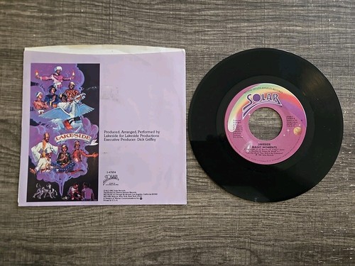 Lakeside – I Want To Hold Your Hand / Magic Moments 7" 45 w/PS - Picture 2 of 2