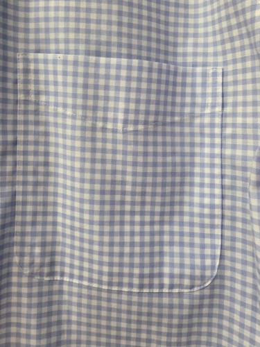 Camisa Ralph Lauren Etiqueta Negra Azul Claro Cuadros Abotonada Hombre Talla 16.5 32/33 - Imagen 7 de 12