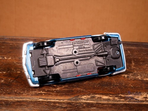 Märklin RAK 1839 Mercedes Benz 350 SL R107 azul met. vintage diecast raro raro - Imagen 6 de 7