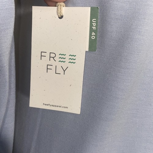 Sudadera con capucha ligera de bambú Free Fly para mujer azul niebla XS UPF 40 - Imagen 5 de 7