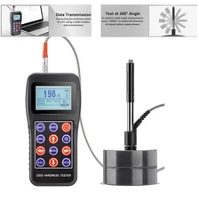 Portable Leeb Hardness Tester with Hardness Block,Hardness Durometer HRB HRC HRA
