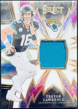 2023 TREVOR LAWRENCE PANINI SELECT PURPLE SPARKS MEMORABILIA SP /75 #SP-TLA