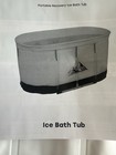 Summer White Ice Bath Tub for Adults, Foldable Cold Plunge Barrel for Recovery