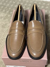 Franco Sarto Women's Eden Studs Loafer Size 10 Brown