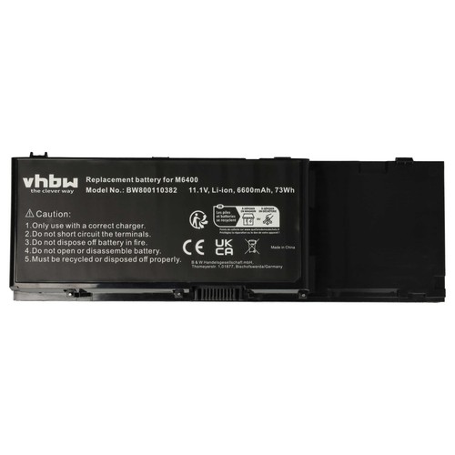 Bateria do Dell Precision M2400 M4400 M6500 M6400 6600mAh 11,1V - Zdjęcie 3 z 9