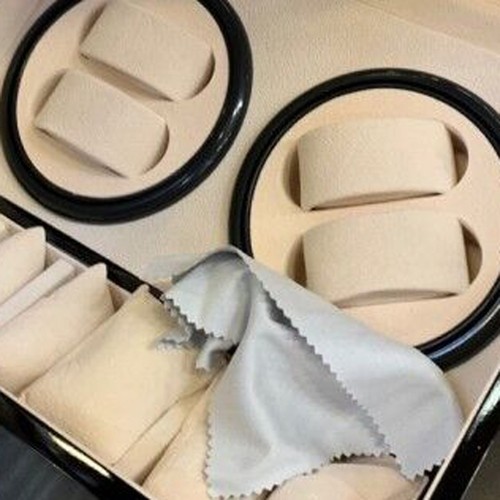 4+6 orologi lusso legno carica orologi watch winder orologi automatici watch box nero - Foto 14 di 24