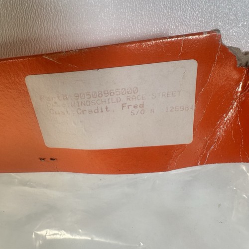 KTM Racing Bubble Windscreen Transparent RC CUP Aerodynamic Wind Protection - Picture 4 of 8