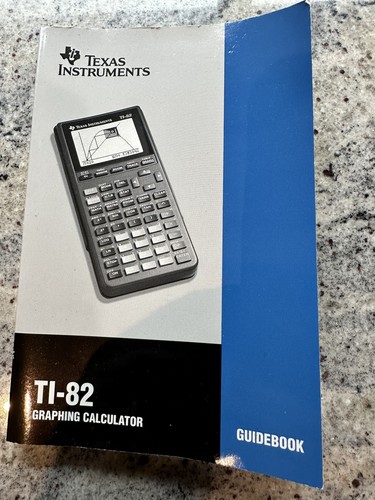 Texas Instruments TI-82 Stats Scientific Graphic Calculator W/Booklet - Tested - Picture 13 of 15