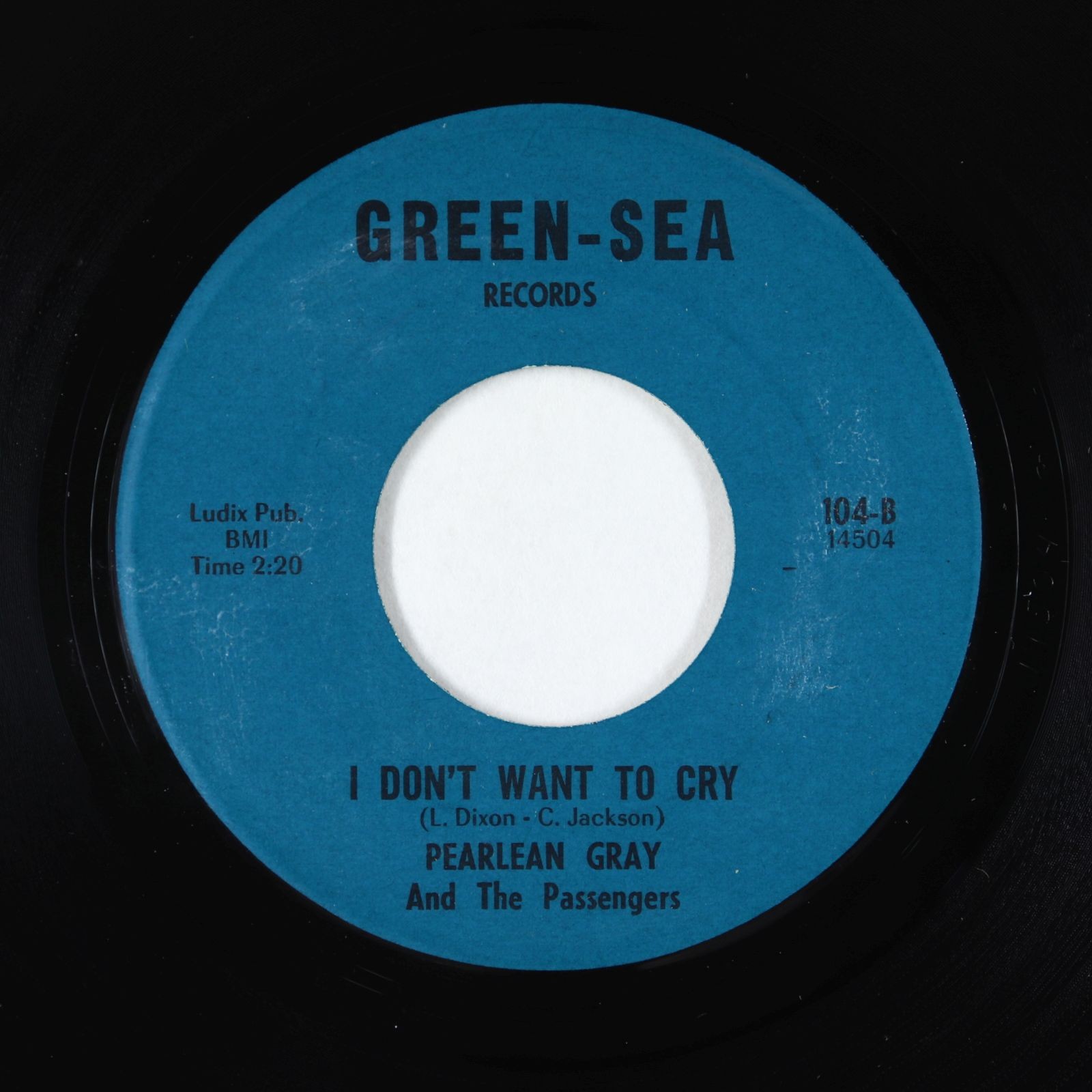 photo of Pearlean Gray - I Dont Want To Cry - Green-sea Vg