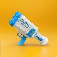 Automatic Bubble Maker Gun 77 Hole Bubble Machine Gun  BLUE  New In Box
