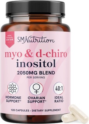 Myo y D-Chiro Inositol para el equilibrio hormonal y la salud ovárica