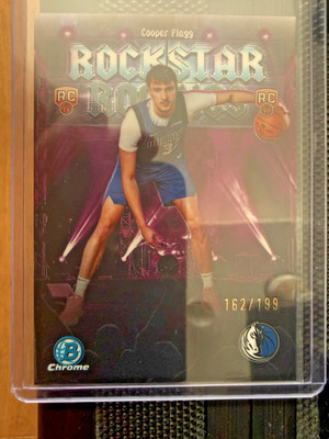 2025-26 Bowman Chrome Cooper Flagg Rockstar Rookies Refractor #/199 RC