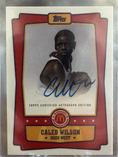 Topps 2025 Chrome McDonald's Caleb Wilson Event Autographs EA-CW West Basketball