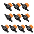  10 Pcs Irrigation Tube Connector Garden Hose Pipe Drip Joint Ball Valve