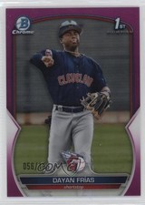 2023 Bowman Chrome Prospects Fuchsia Refractor 56/199 Dayan Frias #BCP-26 19ed