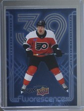 2024-25 Upper Deck Series 2 Fluorescence Blue /50 Matvei Michkov #F-10 Rookie RC