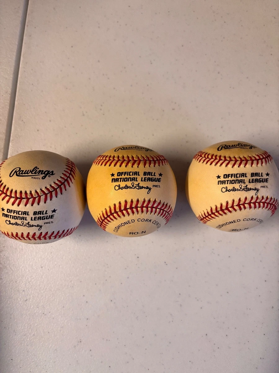 Lot De 32 Balles De Baseball Rawlings Officielles MILB Occasion Cuir Pour Ligue Mineure