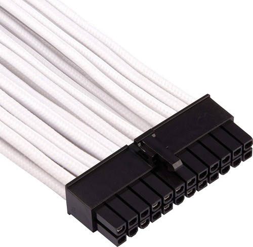 Corsair Premium 24-Pin ATX Kabel, 0,6m, Weiß, CP-8920231 - Bild 3 von 5