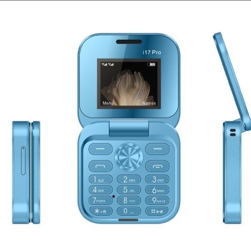 Telefono cellulare i17Pro mini flip scheda SIM 2G piccolo display cellulare pieg - Imagen 3 de 4